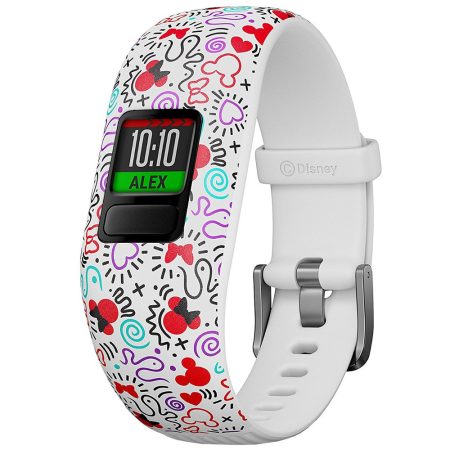 Smartband fitness Garmin VivoFit Jr 2, Minnie Mouse, Alb