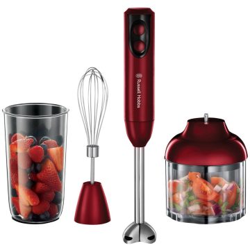Mixer vertical Russell Hobbs 18986-56 Desire, 400 W, 0.5 l, 2 viteze, Rosu
