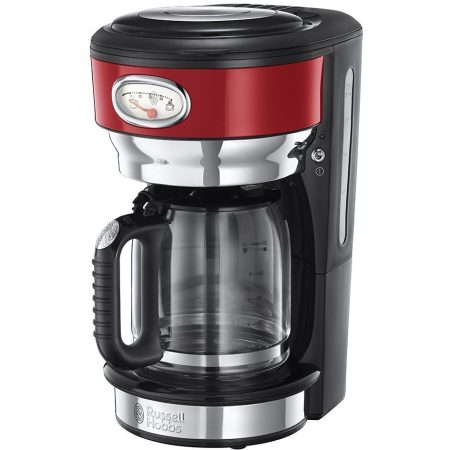 Cafetiera Russell Hobbs Retro Ribbon 21700-56, 1000 W, 1.25 l, Rosu