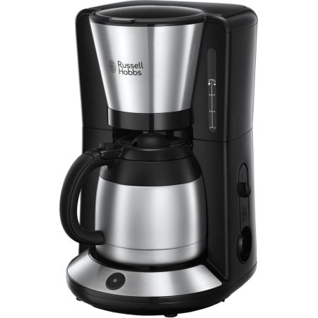 Cafetiera Russell Hobbs 24020-56, 1100 W, 1 l, 8 cesti, Negru/Argintiu
