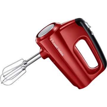 Mixer de mana Russell Hobbs Desire 24670-56, 350 W, 5 viteze, Rosu