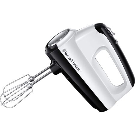 Mixer de mana Russell Hobbs Horizon 24671-56, 350 W, 5 viteze, Alb/Negru