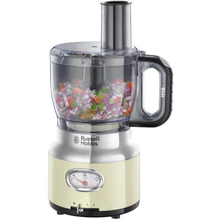 Robot de bucatarie Russell Hobbs 25182-56, 850 W, 2 viteze + Puls, bol 1.7 l, Crem