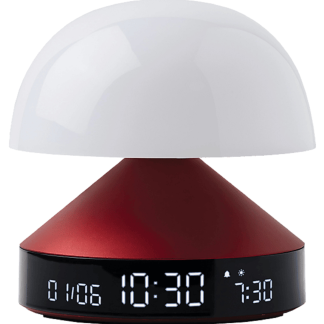 Lampa led si ceas - Mina Sunrise - Rosu