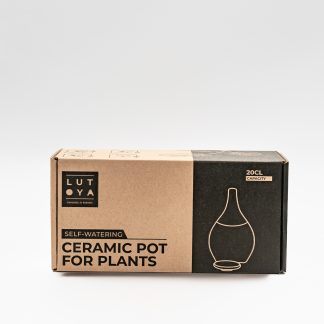 Vas ecologic auto-udare din ceramica - Lutoya S Red, 20 cl