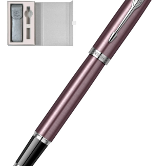 Stilou - IM Royal Light Purple CT + Cutie cu etui Silver