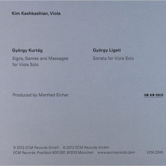 Kurtag / Ligeti: Music For Viola
