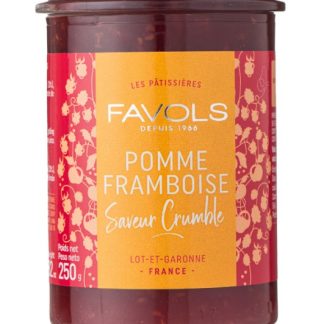 Gem de mere si zmeura - Les Patissieres - Pomme framboise crumble