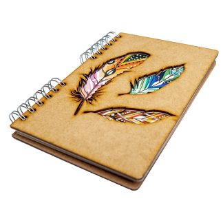 Carnet A5 - Lined - Feathers Colour