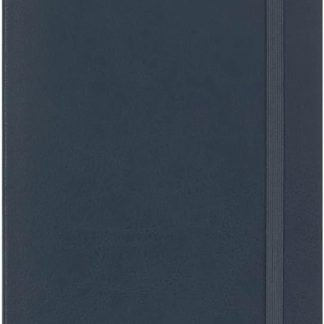 Carnet - Precious & Ethical with Gift Box - Large, Vegan Soft Cover, Ruled - Petroleum