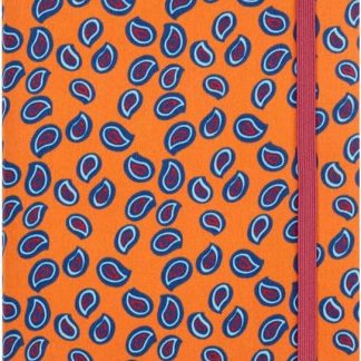 Agenda nedatata - 12-Month, Weekly - Silk Planner with Gift Box - Large, Hard Cover - Orange