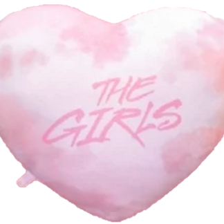 Perna decorativa - Black Pink - Inima