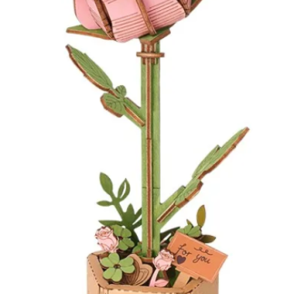 Puzzle 3D - Trandafirul Roz