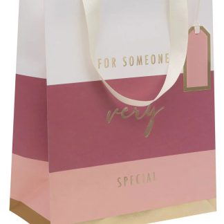 Punga de cadou - Large - Blooming Special Stripes