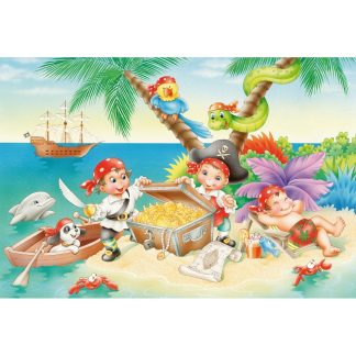 Puzzle 3 x 48 piese - Gang of Pirates