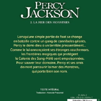 Percy Jackson - La mer des monstres, Tome 2