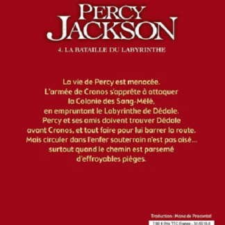 Percy Jackson - La bataille du labyrinthe, Tome 4