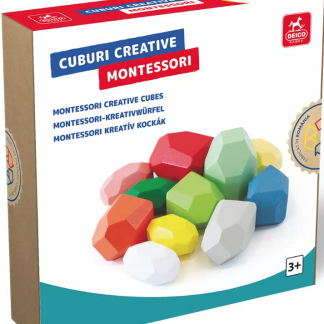 Joc educativ - Cuburi creative Montessori