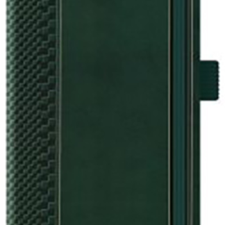 Agenda nedatata A5 - Ivory - Coperta rigida - Dictando - Verde-Auriu