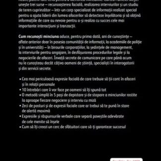 Cum recunosti minciuna