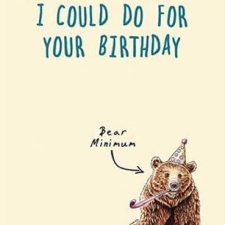 Felicitare - The Bear Minimum