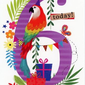 Felicitare - Age 6 - Parrot