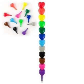 Carioci intercalate - Inimi - Multicolor