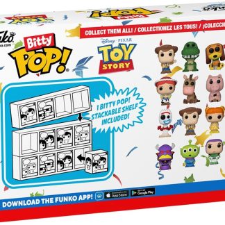 Set 4 figurine - Pop! Bitty - Disney Toy Story: Emperpr Zurg, Alien, Buzz Lightyear and a Surprise Mystery Mini Figure