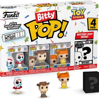 Set 4 figurine - Pop! Bitty - Disney Toy Story: Forky, Woody, Gabby Gabby and a Surprise Mystery Mini Figure