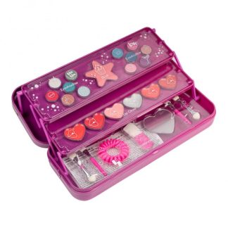 Set machiaj cu 3 compartimente