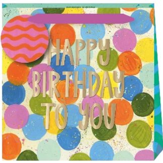 Punga cadou - Happy Birthday - Blossom canvas