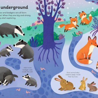 Little First Stickers Baby Animals