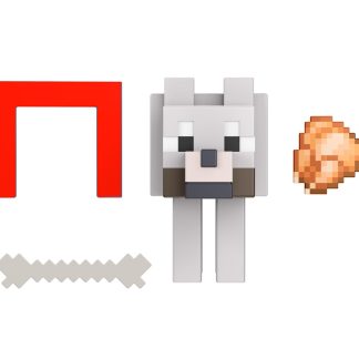 Figurina - Minecraft a Block - Tamed Wolf