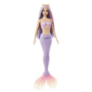 Papusa - Barbie Dreamtopia - Sirena cu par mov si coada mov