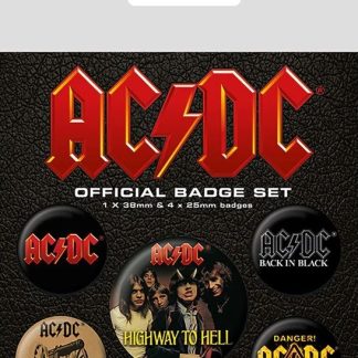 Set 5 insigne - AC/DC
