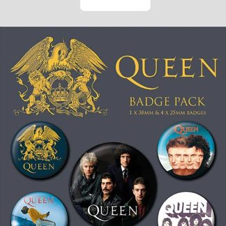 Set 5 insigne - Queen - Classic