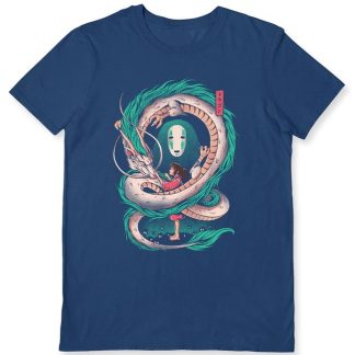 Tricou S - Unisex - Ilustrata - The Girl and the Dragon