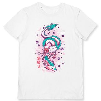 Tricou S - Unisex - Ilustrata - The Princess and the Dragon