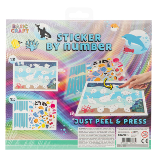 Set creativ - Sticker by number - Sea