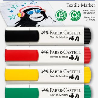 Set 5 markere pentru textile