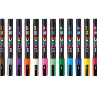 Set 16 markere - Posca PC-3M - Multicolor