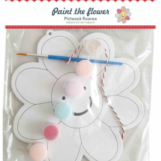 Set creativ - Picteaza floarea