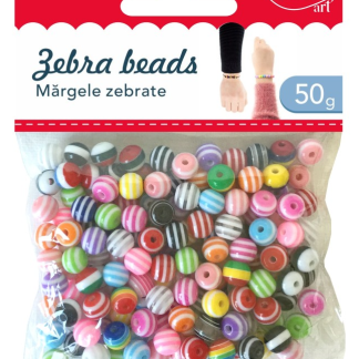 Accesorii craft - Margele zebrate