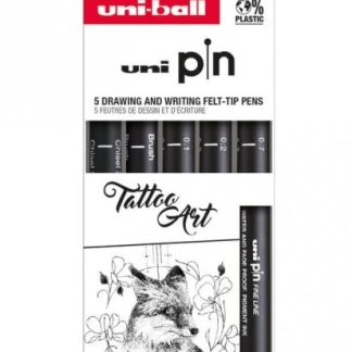 Set 5 linere - Uni Pin - Tattoo Art