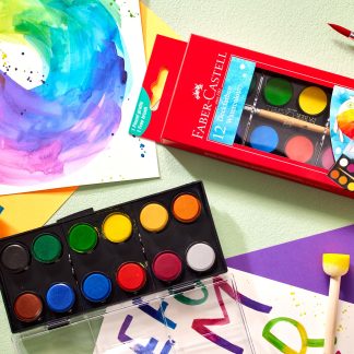 Set 12 acuarele cu pensula