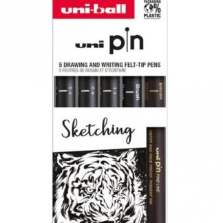 Set 3 linere si 2 markere - Uni Pin - Sketching