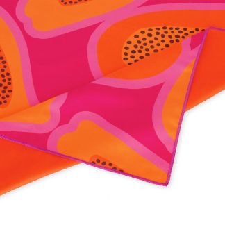 Prosop de plaja - Good Vibes - Papaya