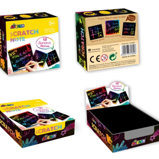 Set creativ de razuit – Notite – 50 de cartonase