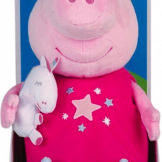 Jucarie de plus - Peppa Pig cu mascota unicorn