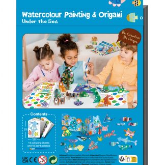 Set creativ 2 in 1 - Pictura si Origami - Subacvatic
